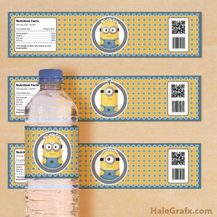 minion-water-bottle-labels
